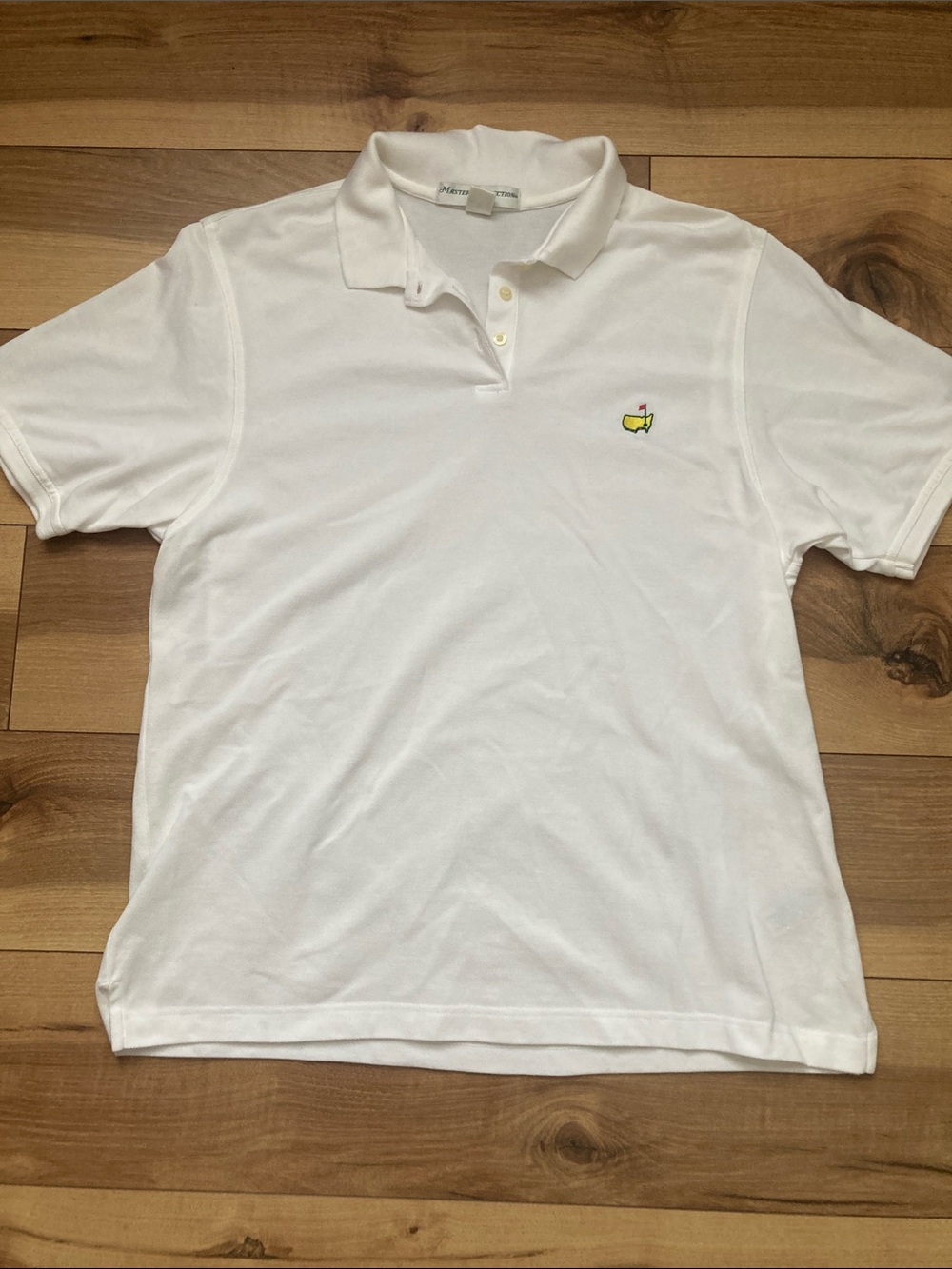 Masters White Polo Shirt
